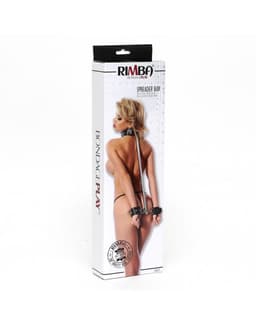 Rimba - BDSM Spreader bar Met Leren handboeien En collar — thumbnail 3