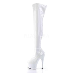 EU 38 = US 8 | ADORE-3000 | 7 Heel, 2 3/4 PF Stretch Thigh Boot, Side Zip — thumbnail 3