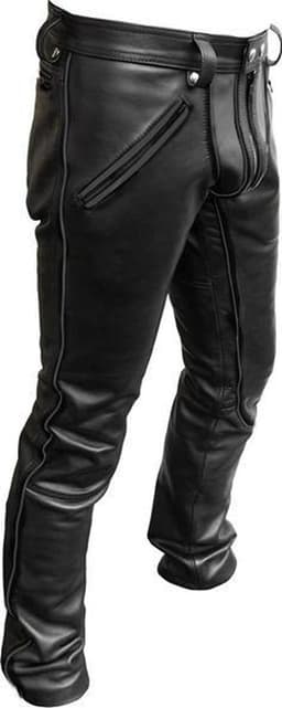 Mister B Leather FXXXer Jeans All Black 31 — thumbnail 5