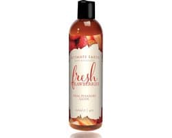 Intimate Earth - Natural Flavors Glide Verse Aardbeien 120 ml