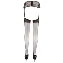 Cottelli Collection – Erotische Kousen met Jarretel Sluiting voor Onweerstaanbaar Uitstraling – Maat XL - Zwart — thumbnail 3