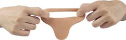 Lovetoy Voorbinddildo voor dubbele penetratie Ultrasoft Double - 18 cm — thumbnail 7