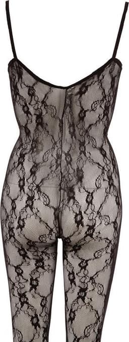 Mandy Mystery Lingerie – Erotische Catsuit met Diep Stretchend Decolleté voor Pure Opwinding – Maat L/XL – Zwart — thumbnail 4