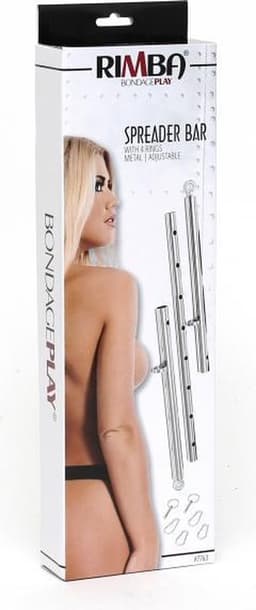 Rimba - BDSM Spreader Bar Met 4 Ringen — thumbnail 3