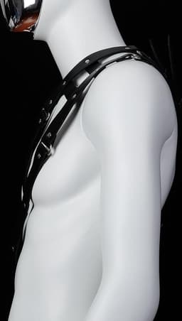 Banoch | Chest gladiator harness Robert - imitatie leren harnas voor man — thumbnail 4