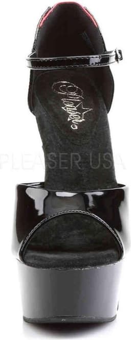 EU 39 = US 9 | DELIGHT-660FH | 6 Heel, 1 3/4 PF Close Back Sandal — thumbnail 2