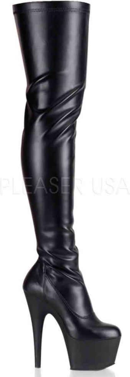 Pleaser Overknee Laarzen -39 Shoes- ADORE-3000 US 9 Zwart — afbeelding 1