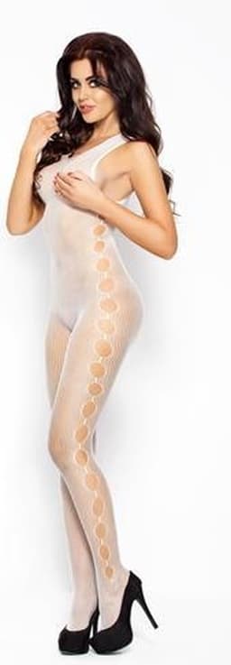 Bodystocking Bs003 White | PASSION WOMAN BODYSTOCKINGS — thumbnail 4