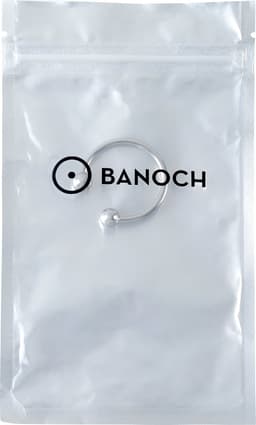Banoch | Glansring Betty Ø 25 mm | metalen eikelring | hoefijzer cockring — thumbnail 6