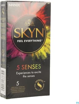 Skyn 5 Senses Latexvrije condooms 5 stuks — thumbnail 4