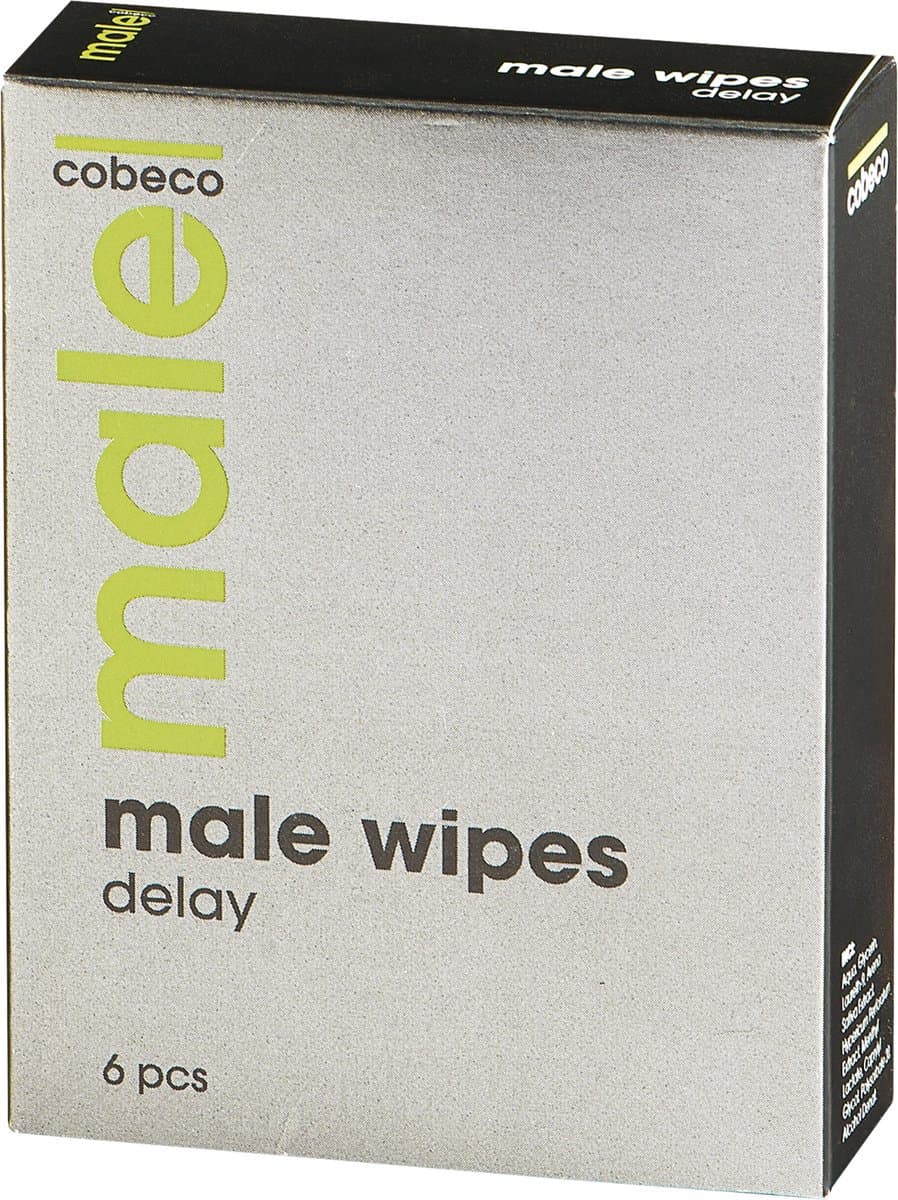 Male Orgasme - 6 stuks - Vertragende Doekjes — afbeelding 1