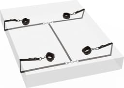 CalExotics - Boundless Bed Restraint - Bondage / SM Restraints Zwart — thumbnail 1
