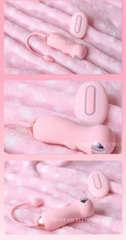 E-stim vibrator vrouwen - 10 schokstanden - Stroom - 10 vibratiestanden - Masturbatie ei - Remote control — thumbnail 5