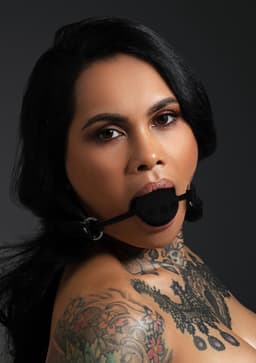 Taboom - Silicone Ball Gag - Bondage / SM Gags and muzzles Zwart — thumbnail 4