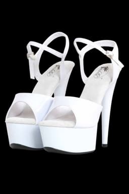 Soisbelle Grote Maten Lakleren Pumps SGS55V Wit Maat 42 — thumbnail 1
