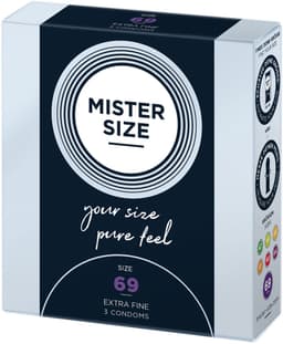 MISTER SIZE 69 Ultra Dunne XXXL condooms (3 pack) — thumbnail 4