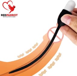 Vibrerende penis plug - Dilator - Urethrale stimulatie - 14CM x 35MM — thumbnail 1