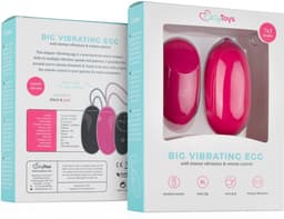 EasyToys - XL Vibratie Ei met Afstandsbediening - Bekkenbodemtrainer - Vibrerende Eieren - Vibrators voor Vrouwen - Sex Toys voor Vrouwen - Vibrators - Koppel Vibrator - Vibrerend Ei met Afstandsbediening - Roze — thumbnail 3