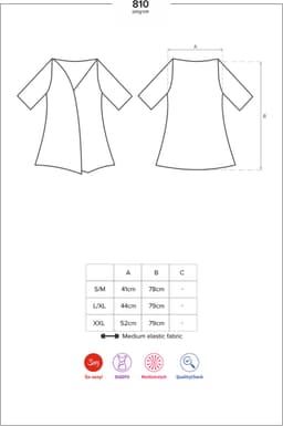Obsessive Kimono & String - Erotische Kimono - Maat L/XL - Zwart — thumbnail 18
