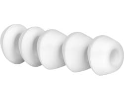 Opzetstukken voor Satisfyer 1 Next Generation | huidvriendelijk siliconen | wit | 5 stuks