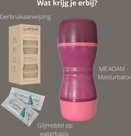 ME'ADAM - Masturbator - 2-1 Deepthroat & Pussy - Blowjob - Pocket Pussy en Mond - Sex Toy voor Mannen - 20 cm doublefun - masturbator voor mannen — thumbnail 5