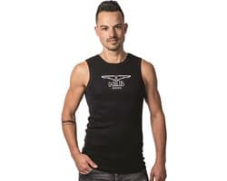 Mister B - T Shirt - Tanktop Shirt - Zwart - Maat L