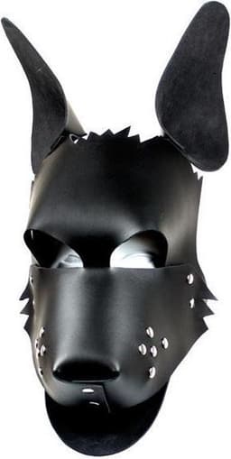 Honden Masker voor Puppy Play en Pet Play - verstelbaar — thumbnail 3