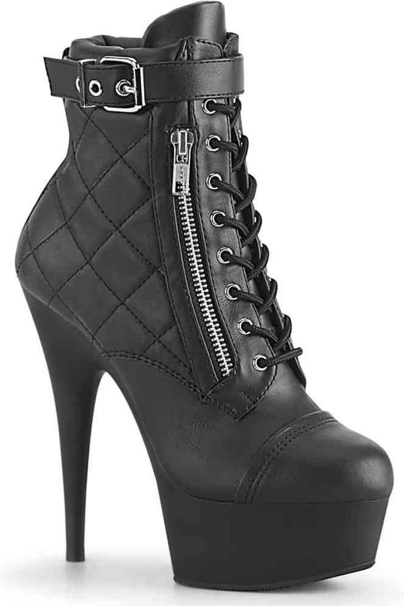 Pleaser - DELIGHT60005 Plateau Laarzen - US 12 - 42 Shoes - Zwart — afbeelding 1