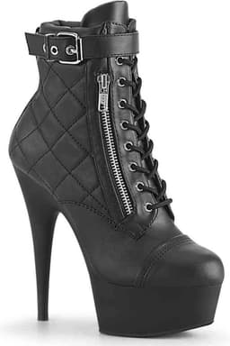 Pleaser - DELIGHT60005 Plateau Laarzen - US 12 - 42 Shoes - Zwart — thumbnail 1