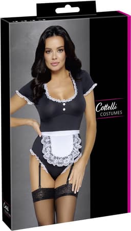 Cottelli Costumes - Serveerster Kostuum - Zwart — thumbnail 3