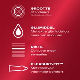 Condooms - Durex Condooms - Thin Feel - Extra Dun - 20 stuks — thumbnail 11