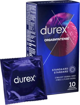 Durex - Orgasm'Intense - Condooms - 4 x 10 stuks stuks - voordeelverpakking - met stimulerende gel voor een intensere orgasme — thumbnail 12