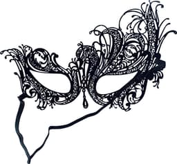 Masker gala - Zwart - gezichts masker - Masker vrouw - Rollespel masker - Bal masker - Carnaval masker - Gemaskerd bal - BDSM - Rollespel — thumbnail 2