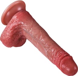 stotende en intens trillende - thrusting dildo. USB oplaadbaar - remote control - BIGGY — thumbnail 10