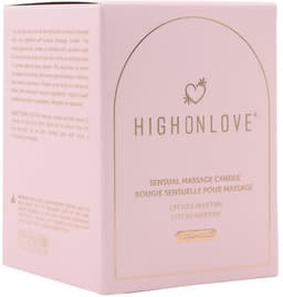 HighOnLove - Pink Massage Kaars Lychee Martini — thumbnail 4