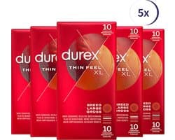 Durex Condooms Thin Feel XL 10st x 5