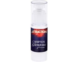 MAI ATTRACTION HOT KISS MASSAGE OIL CHAMPAGNE STRAWBERRY FLAVOR