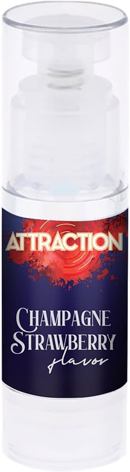 MAI ATTRACTION HOT KISS MASSAGE OIL CHAMPAGNE STRAWBERRY FLAVOR — thumbnail 1