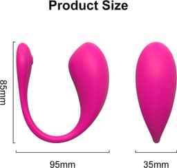 Vibrerend Tril Ei met App - Vibrators voor vrouwen - 18+ - Sex toys en Vibrators voor Koppels en Vrouwen – Unisex - Vibrator met app control - Dildo - Waterdicht – USB-oplaadbaar- Vibrator voor koppels – Clitoris stimulator — thumbnail 4
