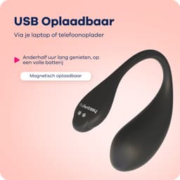 MyFantasy Vibrerend Ei met App 3.0 - Abonnementsvrije Nederlandse App - Vibrators voor Vrouwen - Clitoris Stimulator - Seksspeeltjes voor Koppel - Remote Vibrator Tril Ei - Kamasutra Eitjes - Sex Toys voor Koppels - Zwart — thumbnail 6