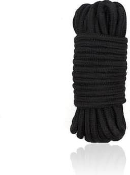 Eroticnoir - Bondagetouw - BDSM touw - SM touw - 10 Meter - Zwart — thumbnail 1