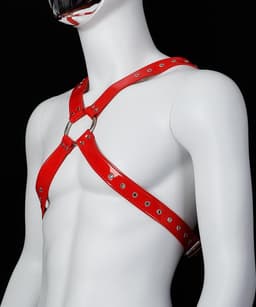 Banoch | Chest harness Radin - imitatie leren harnas voor man — thumbnail 3