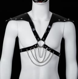 Banoch | Chest harness Rahoon - kunstleer harnas voor man — thumbnail 1