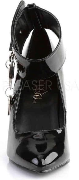 EU 45 = US 14 | VANITY-434 | 4 Pump W/ Locking Ankle Cuff & Padlocks — thumbnail 2