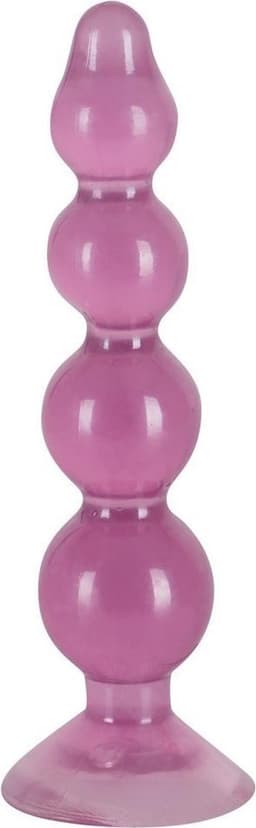 You2Toys – Kunststof Anal Beads met 4 Verdikte Kralen voor Anaal Plezier met Zuignap - Paars — thumbnail 1