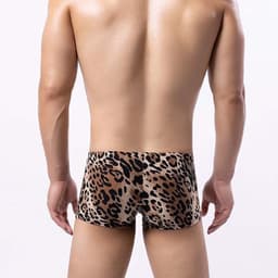 Luipaard Boxershort Heren – Sexy Leopard Print Men’s Underwear – Panter Boxer voor Themafeest of Festival – Maat M/L — thumbnail 3