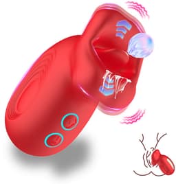 Tongvibrator - Clitoris Zuiger - Vibrator - Bef Vibrator - Clitoris Stimulator - Sex Toys voor vrouwen - 10 standen - Siliconen - Cadeau - Voor haar- Voor hem - Sex speeltje — thumbnail 2
