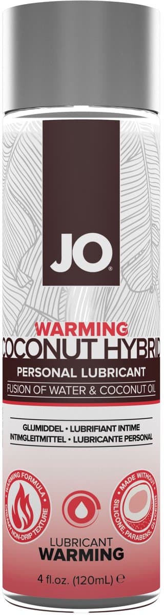 System JO - Coconut Hybride Glijmiddel Warming 120 ml — afbeelding 1
