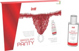 Red Brazilian Panty and Strawberry Slide Gel 50 ml — thumbnail 2