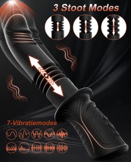 IntiMate® Samurai - Luxe G-Spot Viberator met 10 Krachtige Vibraties & 3 Stoot Standen - Dildo Stimulator met Laag Geluidsniveau - Ergonomisch Ontworpen Seksspeeltje - Veilig Lichaamsmateriaal - Waterdicht & USB Magnetisch Oplaadbaar — thumbnail 8